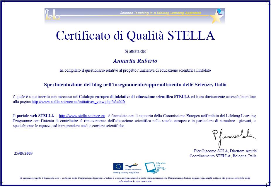 Certificazione qualità ISO 90TÜV Italia